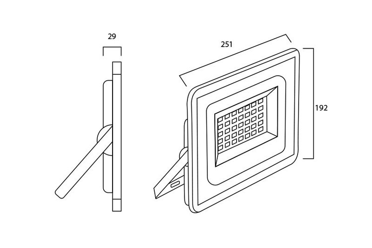 پروژکتور رنگی 100 وات مدل هانیس