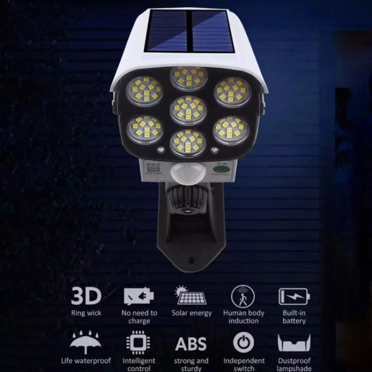 چراغ خورشیدی طرح دوربین مدار بسته مدل YH-2178T