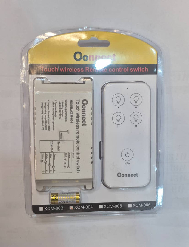 ریموت کنترل 4کانال لمسی برند Connect