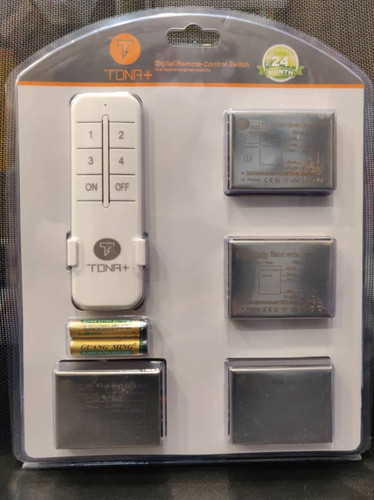 ریموت کنترل 4 کانال مجزا برند توناپلاس