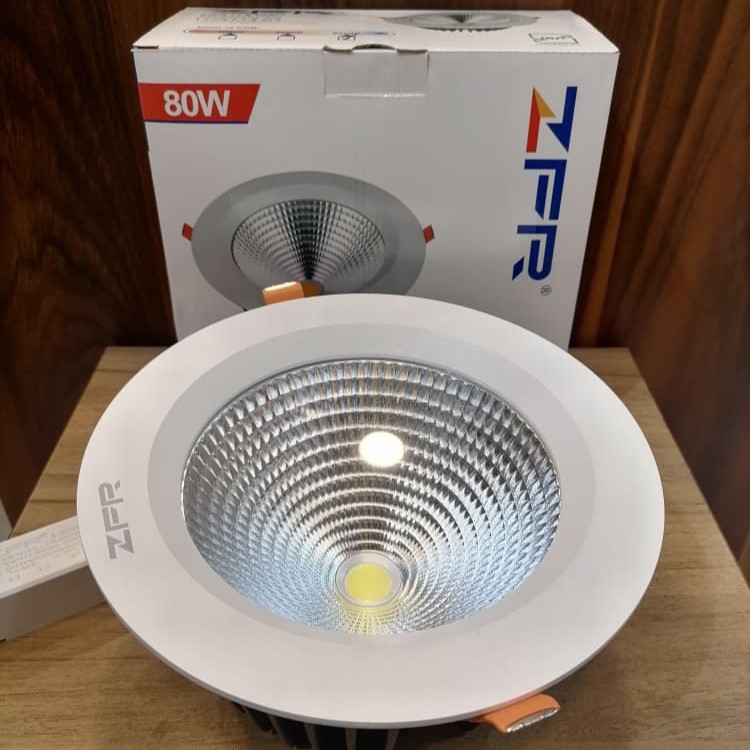 چراغ سقفی الیدی توکار 80 وات برند zfr استاندارد