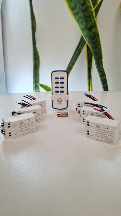 ریموت روشنایی 6 ریسیور جدا گانه مارک نور آزمایان آسیا