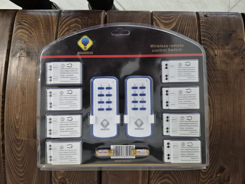 ریموت 8 کانال مجزا دو ریموت جداگانه برند نور آزمایامان آسیا